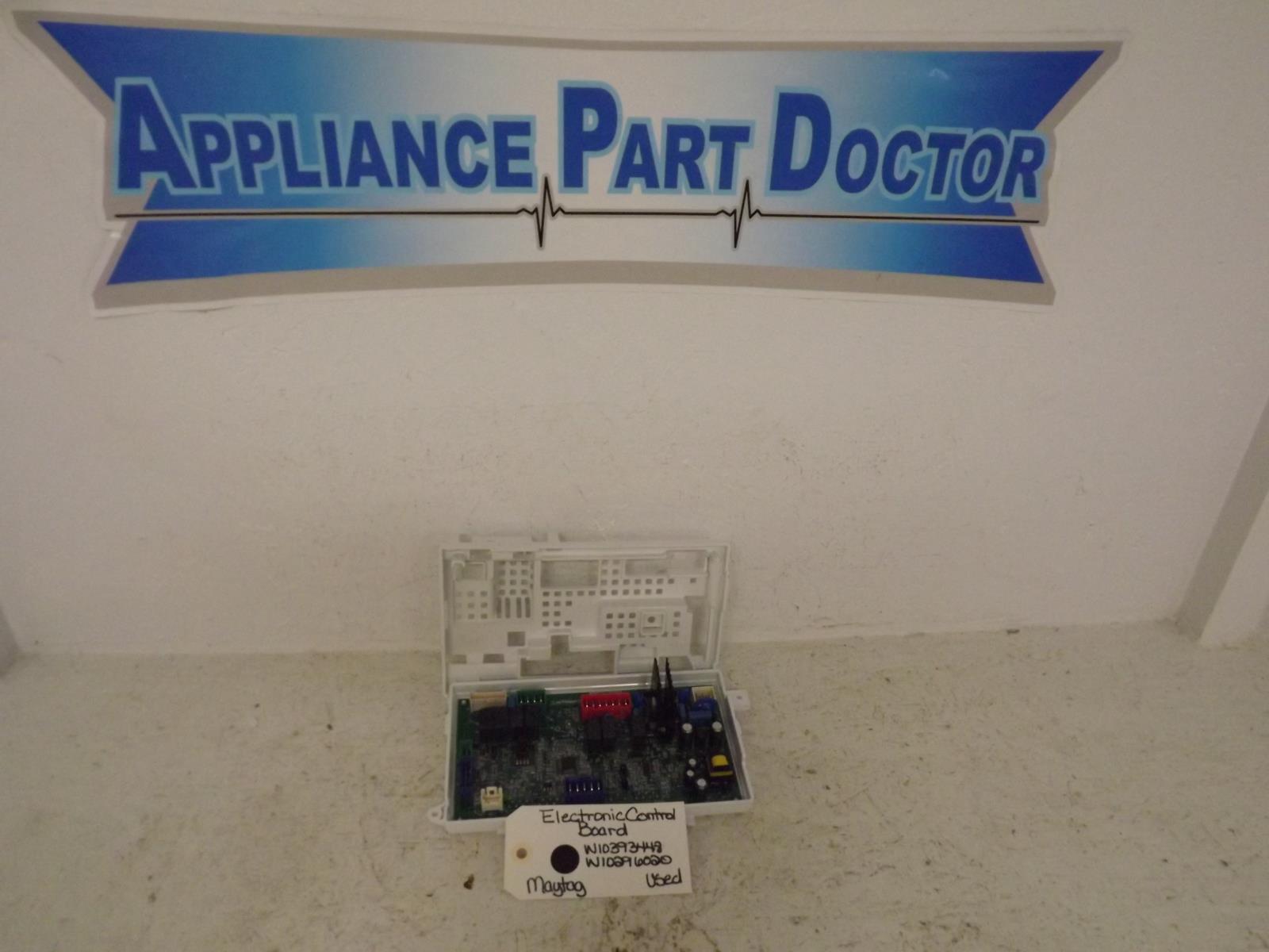 Maytag Washer W10393448 W10296020 Electronic Control Board Used Maytag Washer W10393448 W10296020 Electronic Control Board Used
